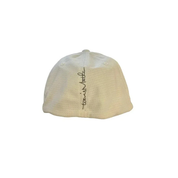 FLEXFIT Men's White Adjustable Fit Baseball Cap Size S-M - Picture 2 of 5